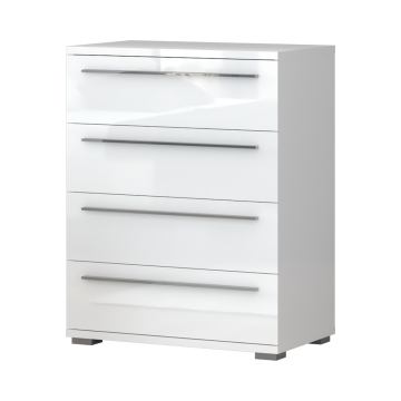 Ladičar Piano F4/PN (kristalno bijela)