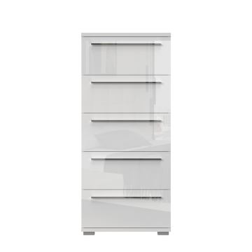 Ladičar Piano F5/PN (kristalno bijela)