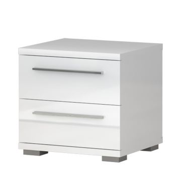 Noćni ormarić Elegance 3F (bijelo sjaj)