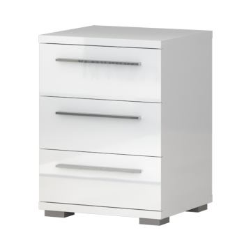 Noćni ormarić Piano NS3/PN (kristalno bijela)