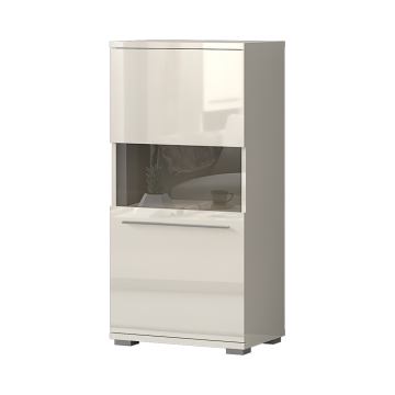 Dnevna soba Piano vitrina V60-1KS/PN (bež lak)