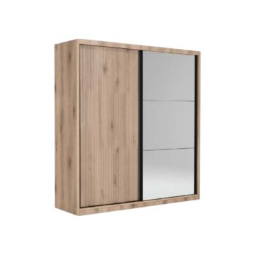 Ormar klizni Elegance AP 230 O (nordik hrast - pijesak sjaj)