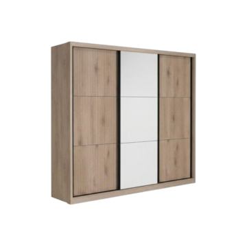 Ormar klizni Elegance AP 230 O (nordik hrast - pijesak sjaj)