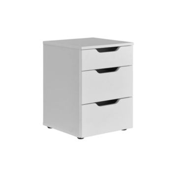 Noćni ormarić Elegance 3F (bijelo sjaj)