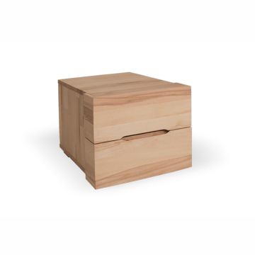 Noćni ormarić Elegance 3F (bijelo sjaj)